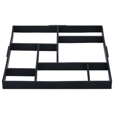 vidaXL Pavement Molds 2 pcs 19.8"x19.8"x1.7" Plastic