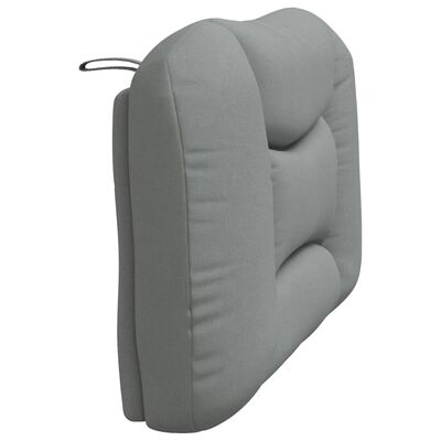 vidaXL Headboard Cushion Light Gray 39.4" Fabric