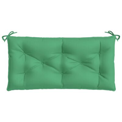 vidaXL Garden Bench Cushion Green 43.3"x19.7"x2.8" Oxford Fabric