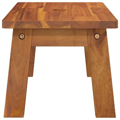 vidaXL Step Stool 15"x10.2"x8.7" Solid Wood Acacia