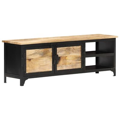 vidaXL TV Stand 47.2"x11.8"x15.7" Solid Wood Mango