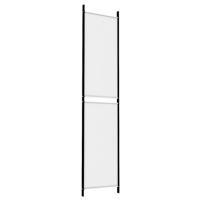 vidaXL 3-Panel Room Divider White 59.1"x86.6" Fabric