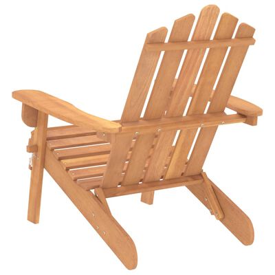 vidaXL Patio Adirondack Chair Solid Wood Acacia