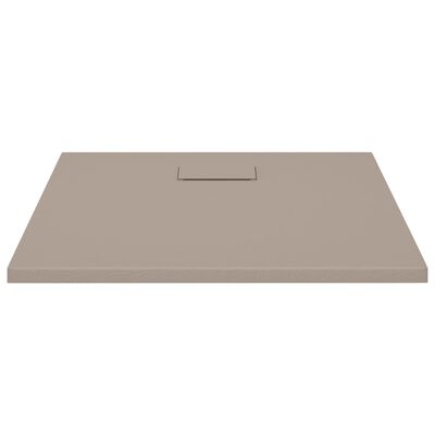 vidaXL Shower Base Tray SMC Brown 31.5"x31.5"