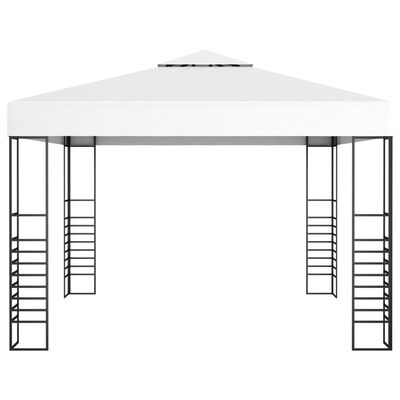 vidaXL Garden Marquee 118.1"x118.1" White