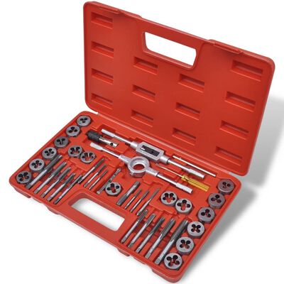 vidaXL 40 pcs Tap and Die Set