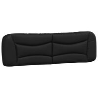 vidaXL Headboard Cushion Black 72" Faux Leather