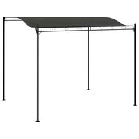 vidaXL Sunshade Awning 9.8'x7.9' Anthracite