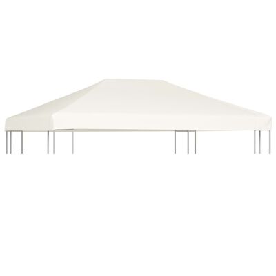 vidaXL Gazebo Top Cover 1 oz/ft² 13.1'x9.8' Cream White