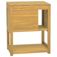 vidaXL Bathroom Cabinet 23.6"x15.7"x29.5" Solid Wood Teak