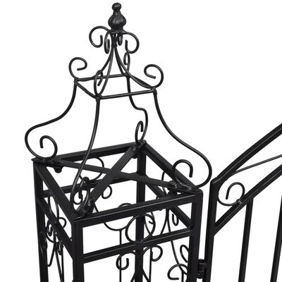 vidaXL Ornamental Garden Gate Wrought Iron 4'x8"x4' 5"