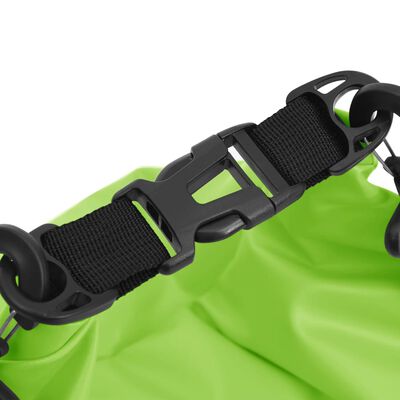 vidaXL Dry Bag Green 2.6 gal PVC