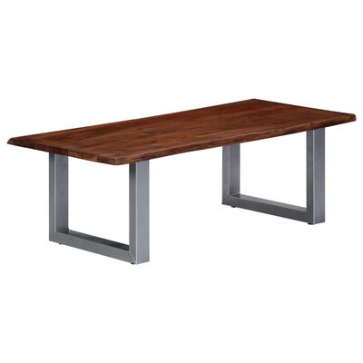 vidaXL Coffee Table with Live Edges 45.3"x23.6"x15.7"