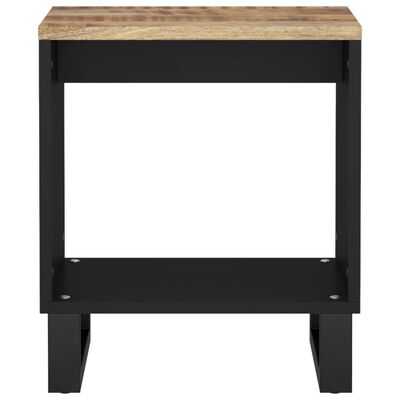 vidaXL Coffee Table 15.7"x12.2"x18.1" Solid Wood Mango&Engineered Wood