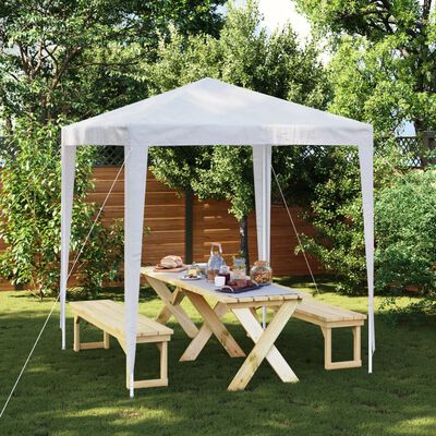 vidaXL Party Tent 6.6'x6.6' White