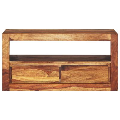 vidaXL TV Stand Solid Wood Sheesham 31.5"x11.8"x15.7"