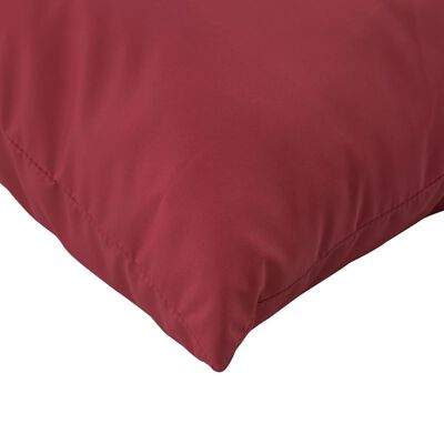 vidaXL Pallet Cushions 3 pcs Wine Red Oxford Fabric