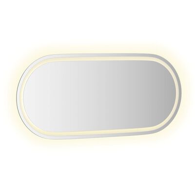 vidaXL LED Bathroom Mirror 39.4"x17.7" Oval