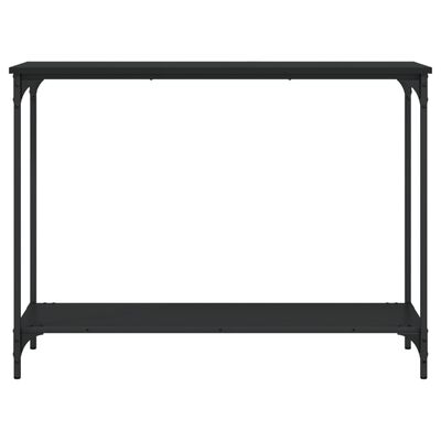 vidaXL Console Table Black 39.8"x12"x29.5" Engineered Wood