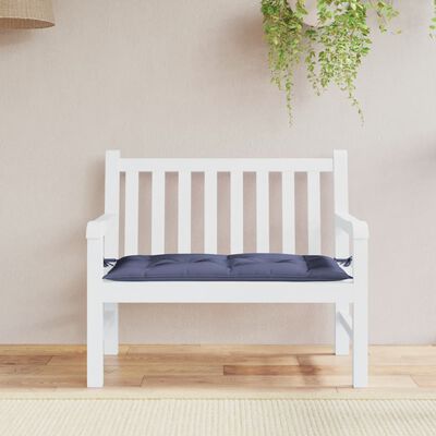 vidaXL Garden Bench Cushion Navy Blue 39.4"x19.7"x2.8" Oxford Fabric