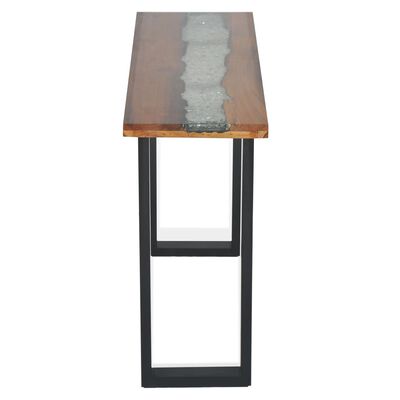 vidaXL Console Table Teak 39.4"x13.8"x29.5"