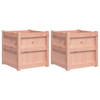 vidaXL Garden Planters 2 pcs Solid Wood Douglas