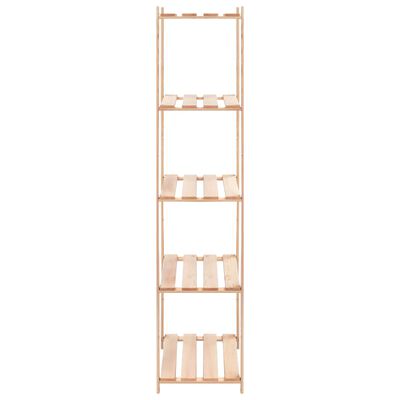 vidaXL 5-Tier Storage Rack 31.5"x15"x66.9" Solid Pinewood 551.2 lb