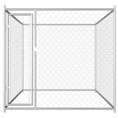 vidaXL Outdoor Dog Kennel 76"x76"x72.8"