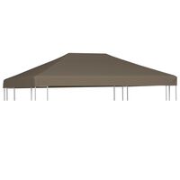 vidaXL Gazebo Top Cover 9.1 oz/yd² 9.8'x9.8' Taupe