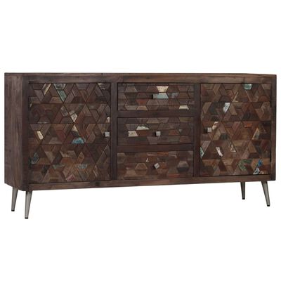 vidaXL Sideboard Solid Reclaimed Wood 63"x15.7"x31.5"