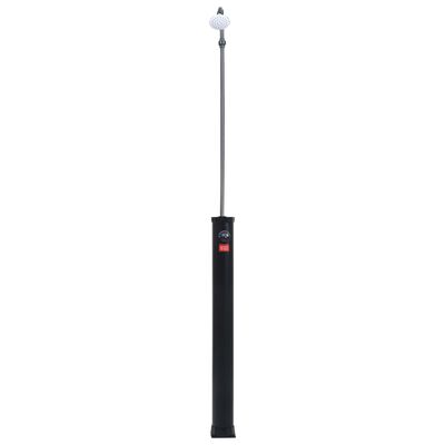 vidaXL Garden Solar Shower Black 84.6" 2.1 gal