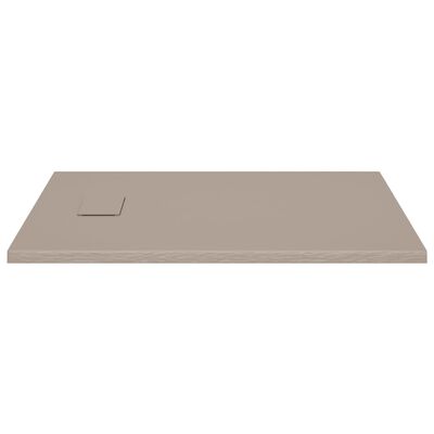 vidaXL Shower Base Tray SMC Brown 39.4"x31.5"