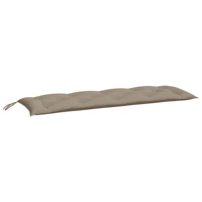 vidaXL Garden Bench Cushion Taupe 59.1"x19.7"x2.8" Oxford Fabric