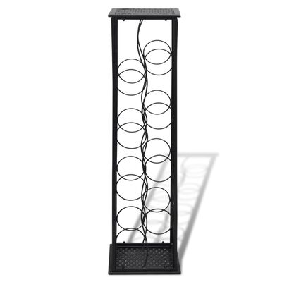 vidaXL Wine Rack for 8 Bottles Metal