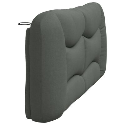 vidaXL Headboard Cushion Dark Gray 76" Fabric