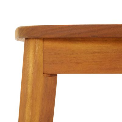 vidaXL Patio Table 78.7"x39.4"x29.5" Solid Wood Acacia