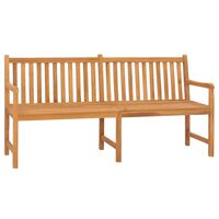 vidaXL Patio Bench 70.9" Solid Teak Wood