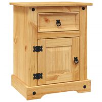 vidaXL Bedside Cabinet Mexican Pine Corona Range 20.9"x15.4"x26"