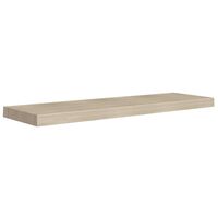 vidaXL Floating Wall Shelf Oak 35.4"x9.3"x1.5" MDF