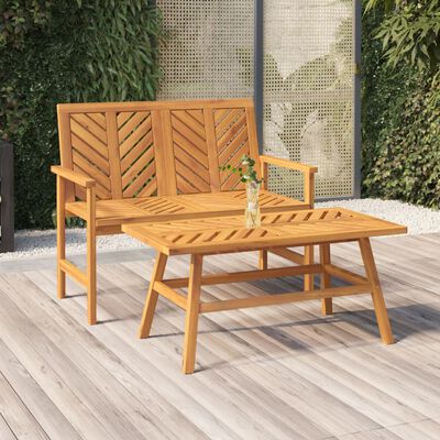 vidaXL Patio Bench 42.9" Solid Wood Acacia