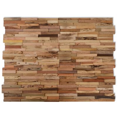 vidaXL Wall Cladding Panels 10 pcs 11.1 ft² Recycled Teak Wood