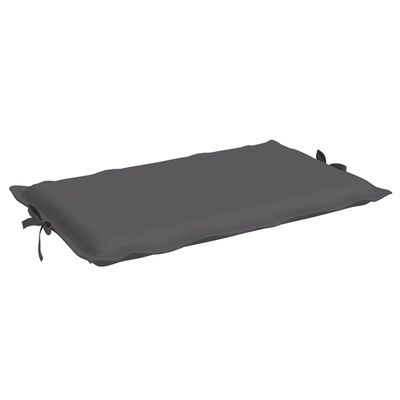 vidaXL Sun Lounger Cushion Anthracite 73.2"x22.8"x1.2" Oxford Fabric