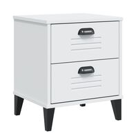 vidaXL Bedside Cabinet VIKEN White Engineered Wood