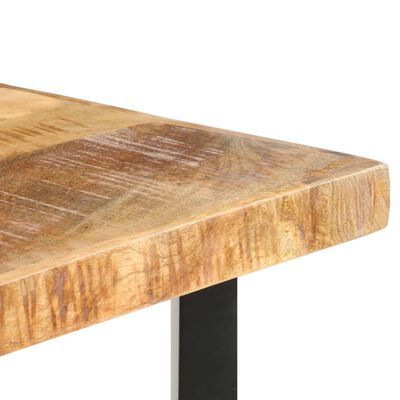 vidaXL Bar Table 47.2"x22.8"x42.1" Rough Mango Wood