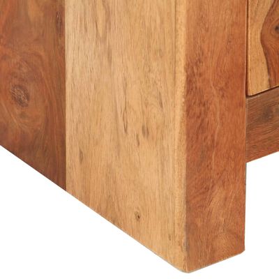 vidaXL Highboard 19.6"x11.8"x43.3" Solid Wood