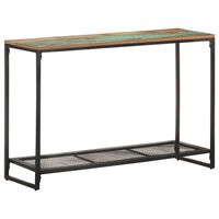 vidaXL Console Table 43.3"x13.8"x29.5" Solid Reclaimed Wood