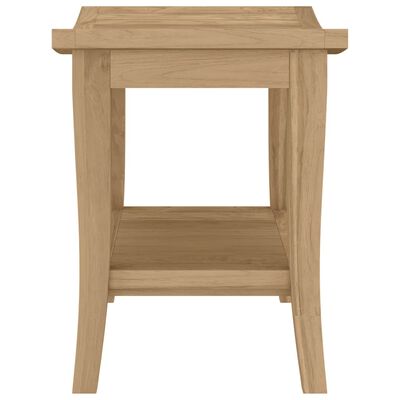 vidaXL Bathroom Side Table 19.7"x13.8"x17.7" Solid Wood Teak