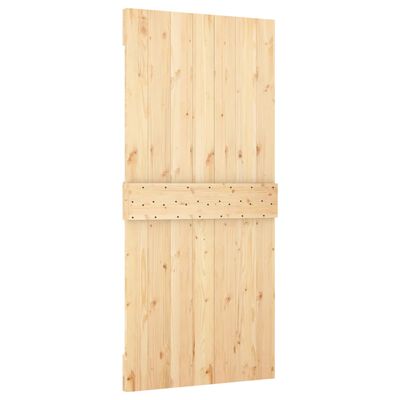 vidaXL Door NARVIK 37.4"x82.7" Solid Wood Pine