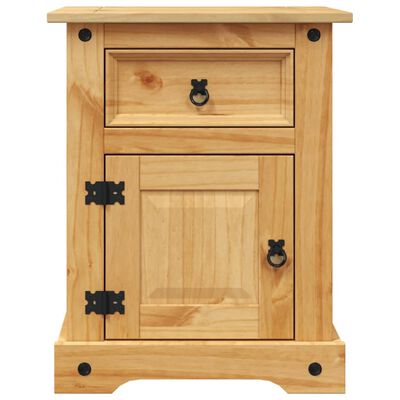 vidaXL Bedside Cabinet Mexican Pine Corona Range 20.9"x15.4"x26"