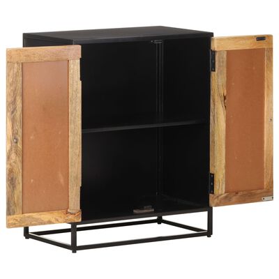 vidaXL Sideboard 23.6"x13.8"x29.5" Rough Mango Wood